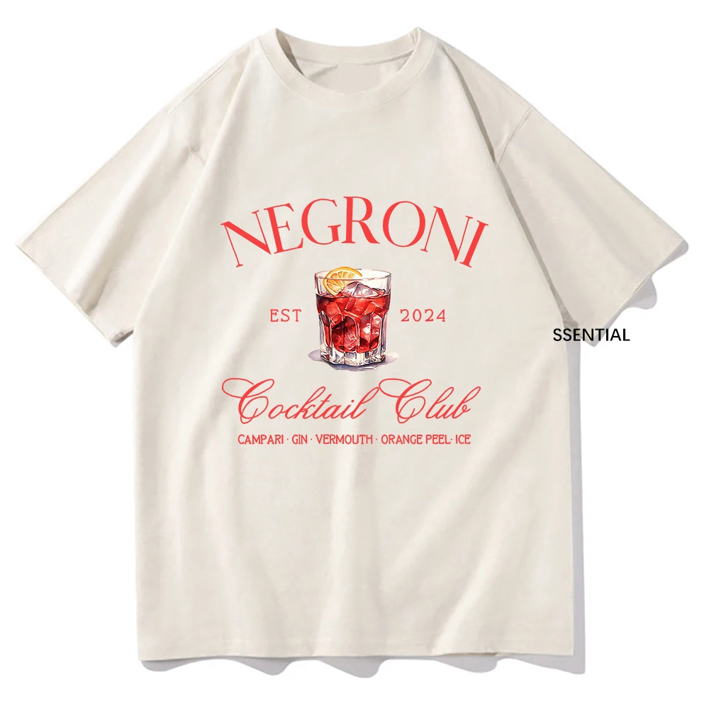 Street Fashion Harajuku - Футболки Negroni для общественных клубов, модная
