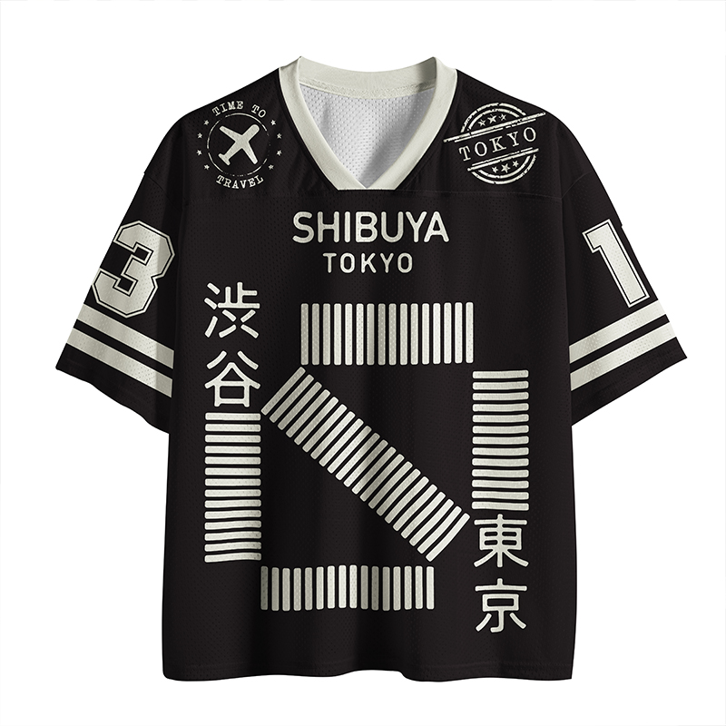 Street Fashion Shibuya - Летняя мужская футболка с 3D-принтом в