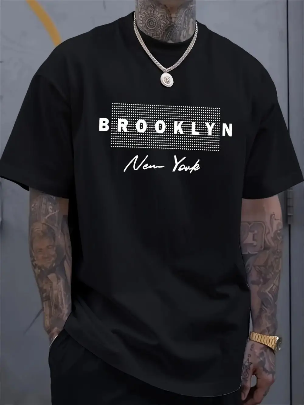 Street Fashion New York - Мужская футболка с принтом «Нью-Йорк», летняя