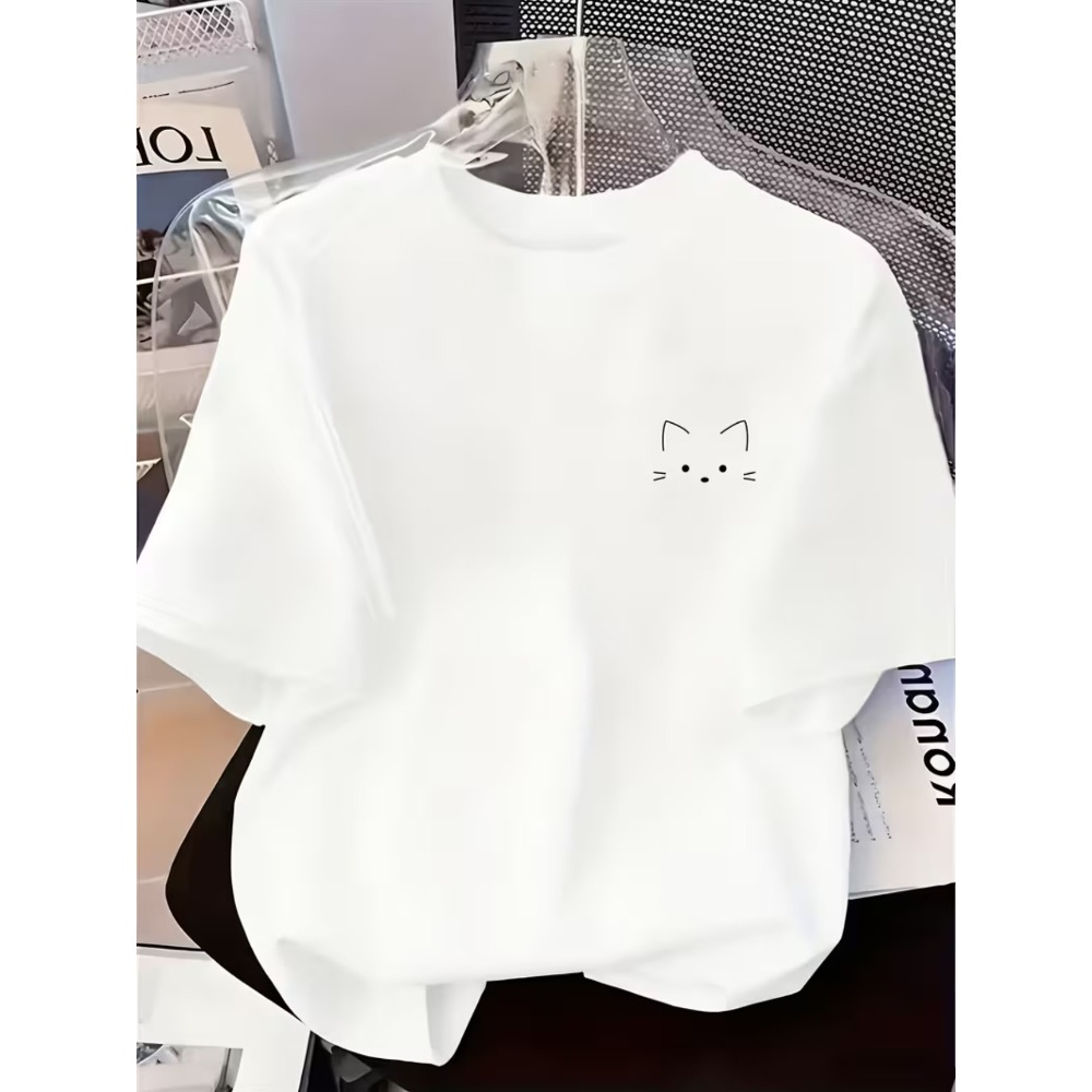 Street Fashion Logo - Футболка с минималистичным принтом: маленький логотип,