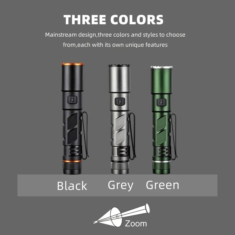 Street Fashion Blog - Мини-фонарик Zoom EDC с ярким светодиодом,