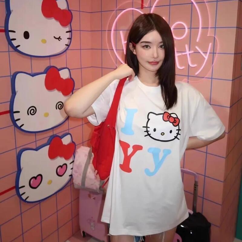 Street For Fashion - Футболка унисекс Sanrio с коротким рукавом,