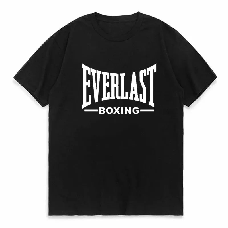Street Fashion Logo - Футболка с логотипом EVERLAST BOXING больших