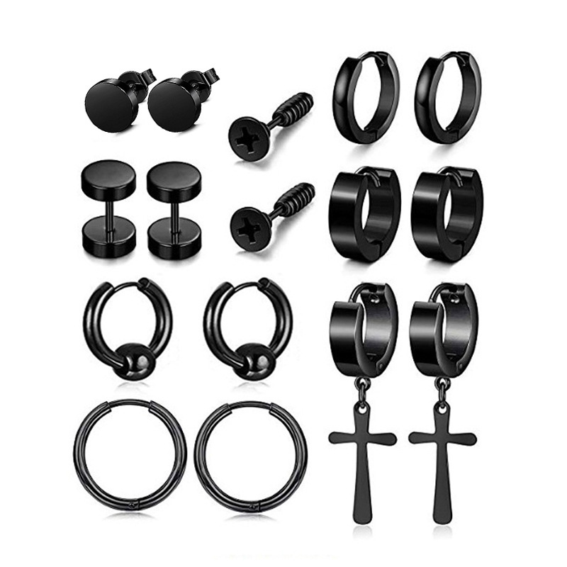 1 парная мужская серьга-гвозди – обзор и цена Street Fashion Earrings