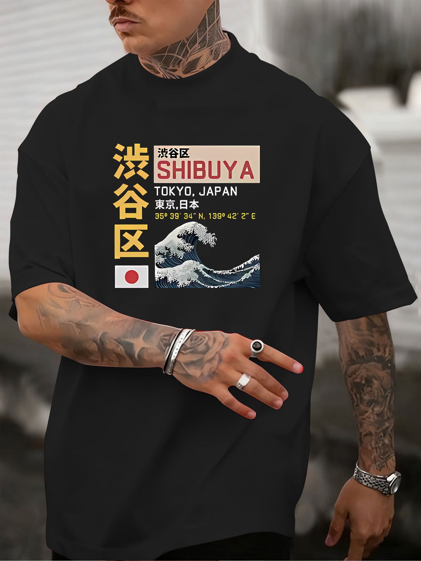 Летняя мужская футболка из 100 – обзор и цена Street Fashion Shibuya