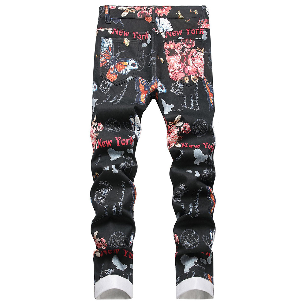 Мужские джинсы с цифровым прин – обзор и цена Street Fashion New York