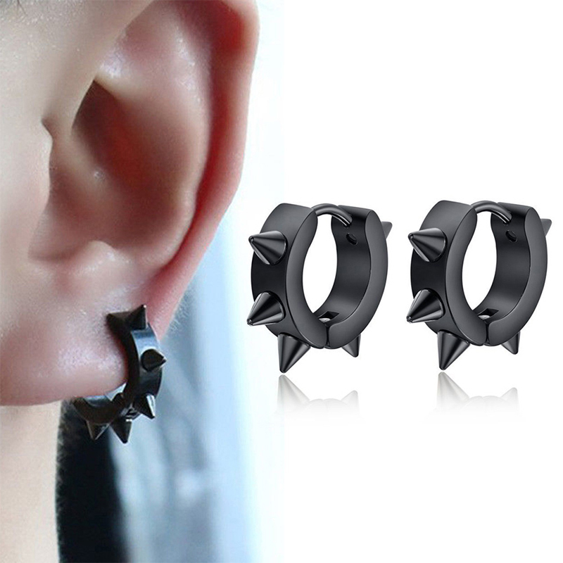 Набор черных серег унисекс из  – обзор и цена Street Fashion Earrings
