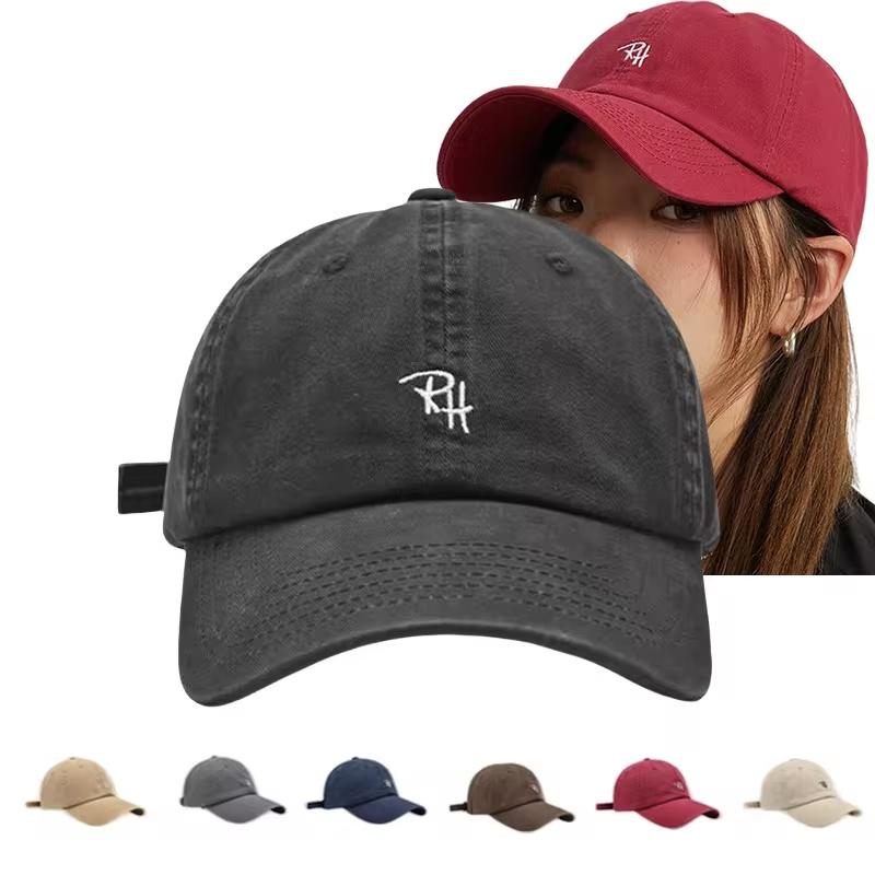 Бейсболка с вышивкой буквы RH, – обзор и цена Street Fashion Hats